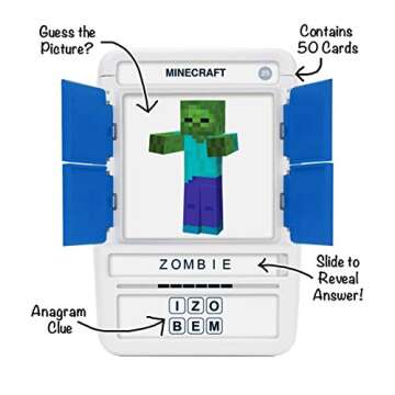 100 PICS Unofficial & Independent Minecraft Guide - Guess 100 Minecraft Items | Flash Cards with Sli...