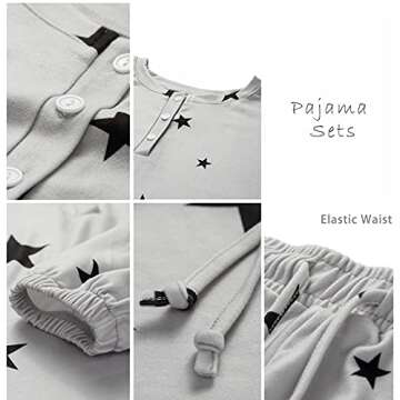 BTFBM Stylish Tie Dye Pajamas for Comfortable Nights