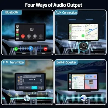 Wireless Car Stereo with Apple CarPlay & Android Auto