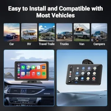 Wireless Car Stereo with Apple CarPlay & Android Auto
