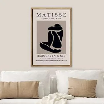 SIGNWIN Framed Canvas Wall Art Illustration Canvas Prints Home Artwork Decoration for Living Room,Bedroom - 16x24 inches
