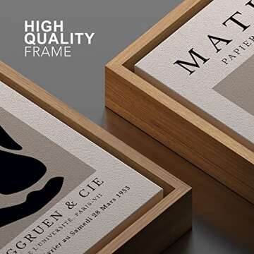 SIGNWIN Framed Canvas Wall Art Illustration Canvas Prints Home Artwork Decoration for Living Room,Bedroom - 16x24 inches