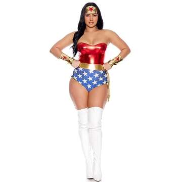 Forplay Women's Super Seductress Costume Set - Sexy Outfit