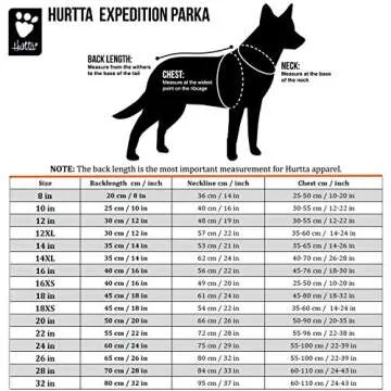 Hurtta Expedition Parka, Winter Dog Coat, Bilberry, 22 in