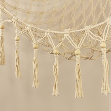 Stylish Macrame Stuffed Animal Hammock for Kids' Rooms