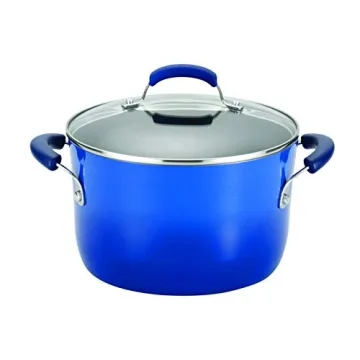 Rachael Ray 14-Piece Brights Nonstick Cookware Set - Blue Gradient