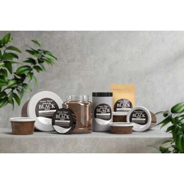 African Black Soap Paste 16 oz 100% Natural Raw soap for Acne, Eczema, Psoriasis, and Dry Skin Scar Removal Face And Body Wash. Handmade imported from Ghana