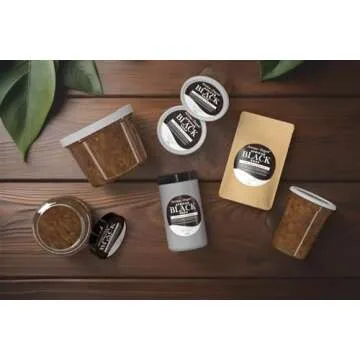 African Black Soap Paste 16 oz 100% Natural Raw soap for Acne, Eczema, Psoriasis, and Dry Skin Scar Removal Face And Body Wash. Handmade imported from Ghana