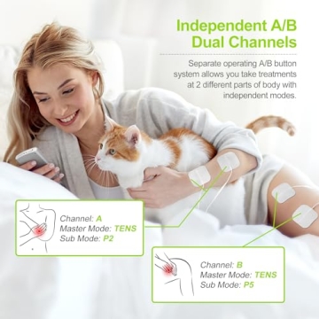 AUVON TENS EMS Muscle Stimulator - 24 Modes