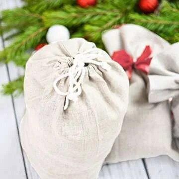 Natural Linen Fabric Solid Colors for Crafting, 62x20 inches