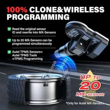 Autel TPMS Sensor Set of 4, 100% Programmable Solution