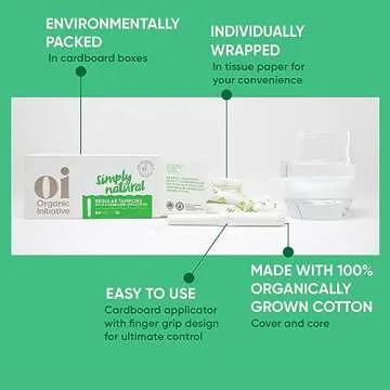Oi Organic Tampons | Eco-Friendly Comfort and Care
