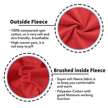 Kid Nation Unisex Fleece Jogger Sweatpants for Kids