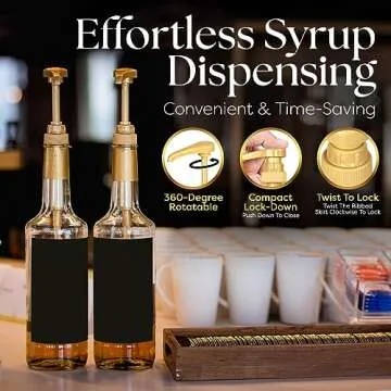 Must-Have Coffee Syrup Pump Dispenser for 750ml Bottles