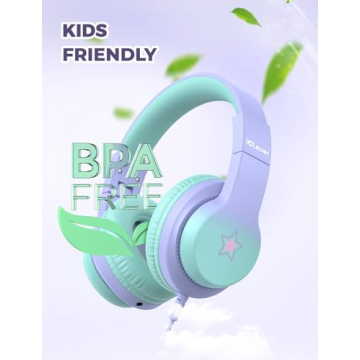iClever HS19S Kids Headphones with Safe Volume Control