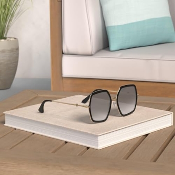 FEISEDY Retro Square Sunglasses Women UV400 Protection