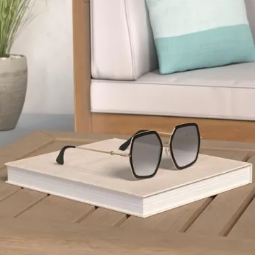 FEISEDY Retro Square Sunglasses Women UV400 Protection