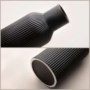 TrendEcoHome Black Ceramic Vases Set of 3,Farmhouse Decor, Home Decor, Pampas Grass Vases for Kitchen, Bedroom, Office, Living Room, Bathroom, Wedding, Entryway, Table Centerpieces, Gifts Women Mom