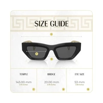 Versace VE4432U Cateye Sunglasses for Women with Eyewear Kit