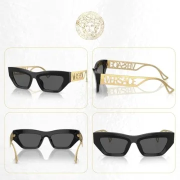 Versace VE4432U Cateye Sunglasses for Women with Eyewear Kit