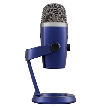 Blue Yeti Nano Premium USB Mic for Recording and Streaming, Vivid Blue (Renewed)