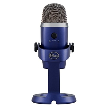 Blue Yeti Nano Premium USB Mic for Recording and Streaming, Vivid Blue (Renewed)