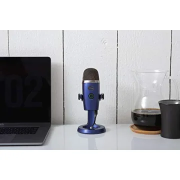 Blue Yeti Nano Premium USB Mic for Recording and Streaming, Vivid Blue (Renewed)