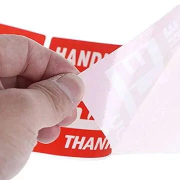 RBHK Fragile Stickers - 500 Durable Shipping Labels