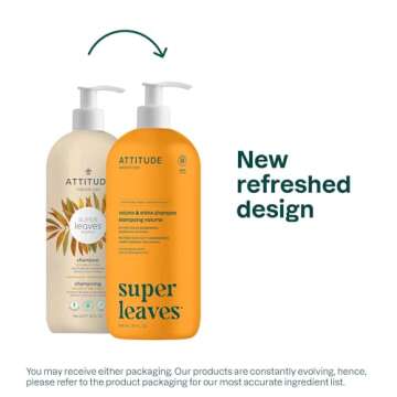 Eco-Friendly ATTITUDE Volume and Shine Hair Shampoo for Thin Hair