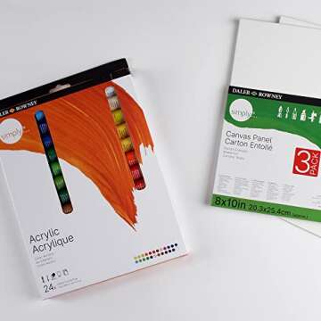 MUHU Daler-Rowney Acrylic Paint Set, 24 Colors
