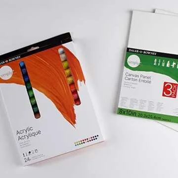 MUHU Daler-Rowney Acrylic Paint Set, 24 Colors