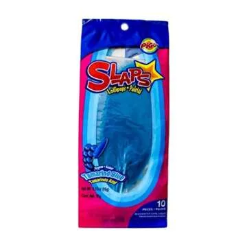 Mega PG Mexican Slaps Lollipop Candy - 50 Pieces Mega Bundle - 5 Flavors - Tropical, Watermelon, Mango, Green Apple, and Blue Tamarind - Tik Tok Inspired