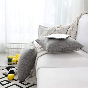 Decorative 24x24 Pillow Covers, Vibrant Linen for Home