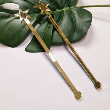 20PCS Star Drink Stirrers for Weddings and Parties