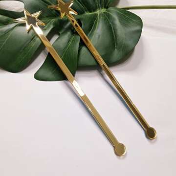 20PCS Star Drink Stirrers for Weddings and Parties