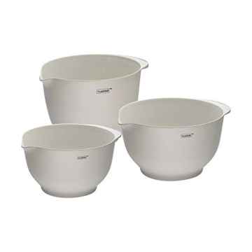 husMait Durable Nesting Melamine Plastic Mixing Bowls - Dishwasher Safe Kitchen Bowls for Cooking, M...