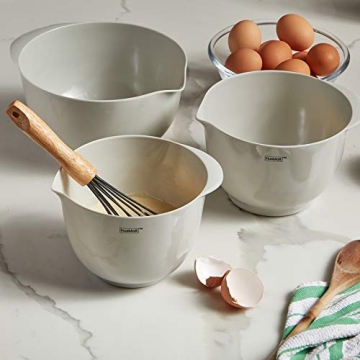 husMait Nesting Melamine Mixing Bowls - 3 PC Set