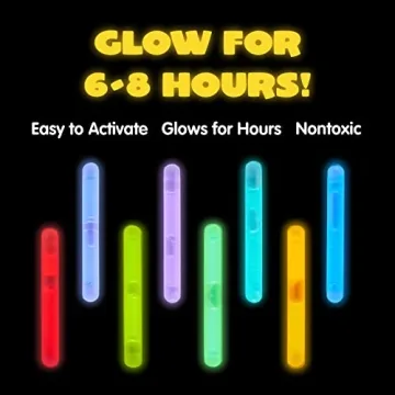 JOYIN 200 Mini Glow Sticks - Perfect for All Events | Bright Colors
