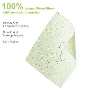 TEADZ sss81 Green Tea Oil Blotting Sheets with Compact