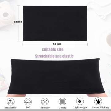 Non-Slip TuTive Cotton Headbands for Women - 6 Pack Style