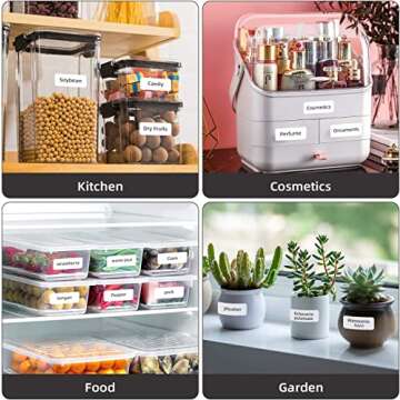 NIIMBOT D11/D110/D101 Label Tape - 3 Rolls, 160 Labels