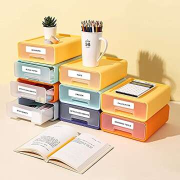 NIIMBOT D11/D110/D101 Label Tape - 3 Rolls, 160 Labels