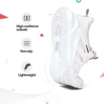 RUNSIDE Lightweight Breathable Sneakers for Kids