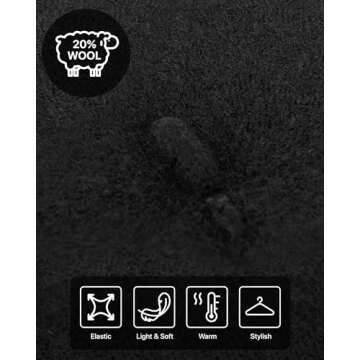 Stylish Parquet Wool Beret - Classic French Elegance