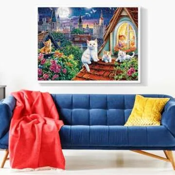 Funny Cat Puzzle - 500 Pieces for Family Fun and Gifts