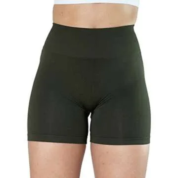 AUROLA Intensify 3.6 Workout Shorts for Women Seamless Scrunch High Waist Gym Yoga Running Active Short