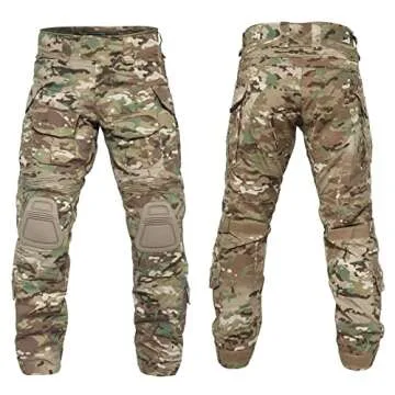 YEVHEV G3 Combat Pants Tactical Trousers Military Apparel Camouflage Clothing Paintball Gear with Kn...