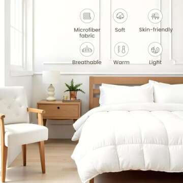 LE FARFADET Ultra Soft All Season Queen Comforter