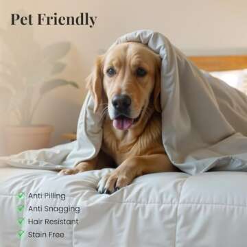 LE FARFADET Ultra Soft All Season Queen Comforter