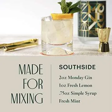 Award Winning MONDAY Non-Alcoholic Gin and Whiskey Pack